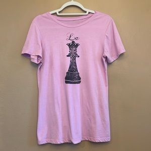Chess queen graphic T-shirt
